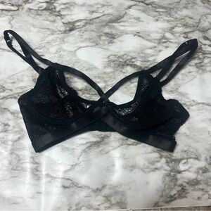 Fashion Nova Lace Sheer Bralette Bra